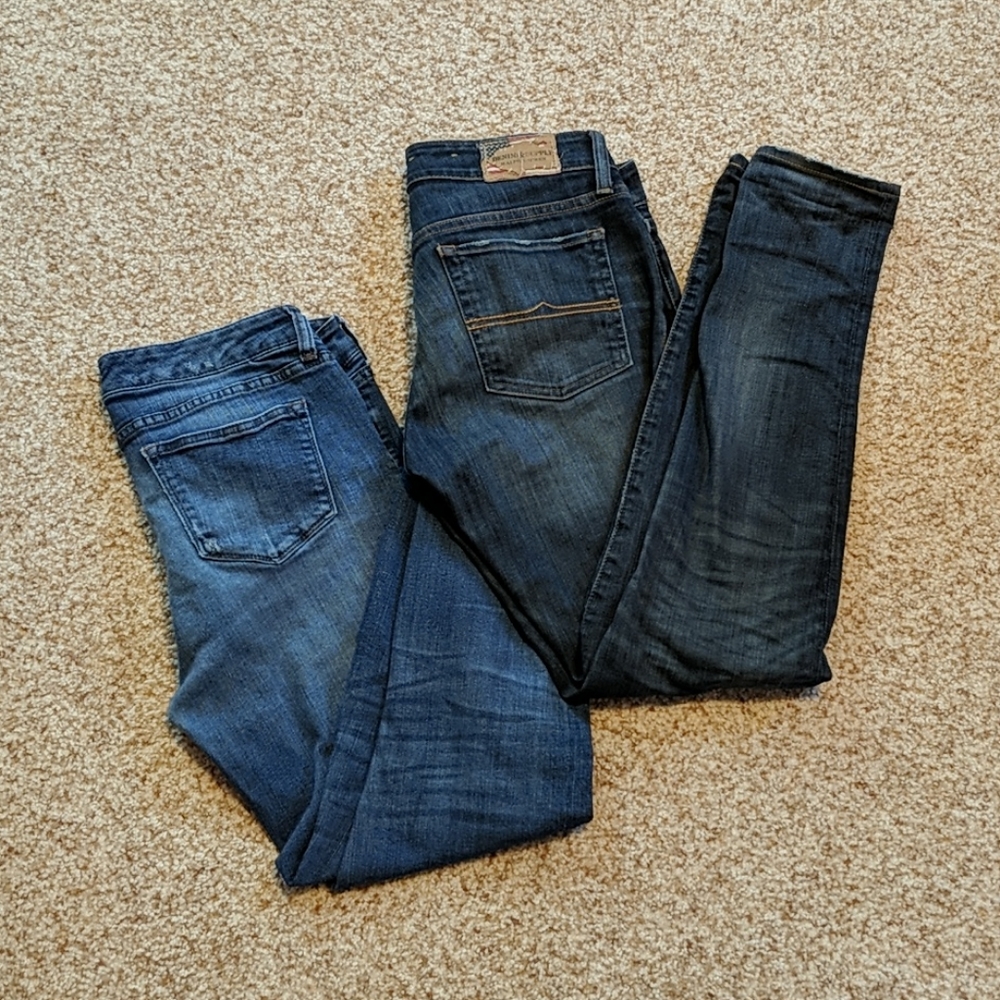 Two pairs jeans size 28